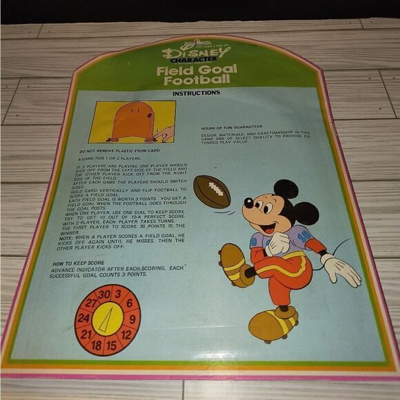 Monarc Products Disney Character Field Goal Football Vintage Game - Picture 4 of 11